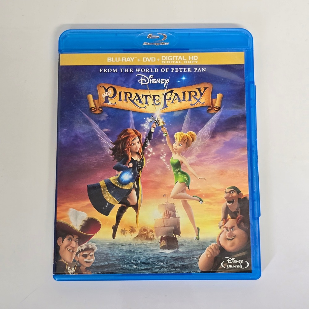 The Pirate Fairy Blu-ray 2014 Childrens Animation Fantasy Disney [Missing‎ DVD]